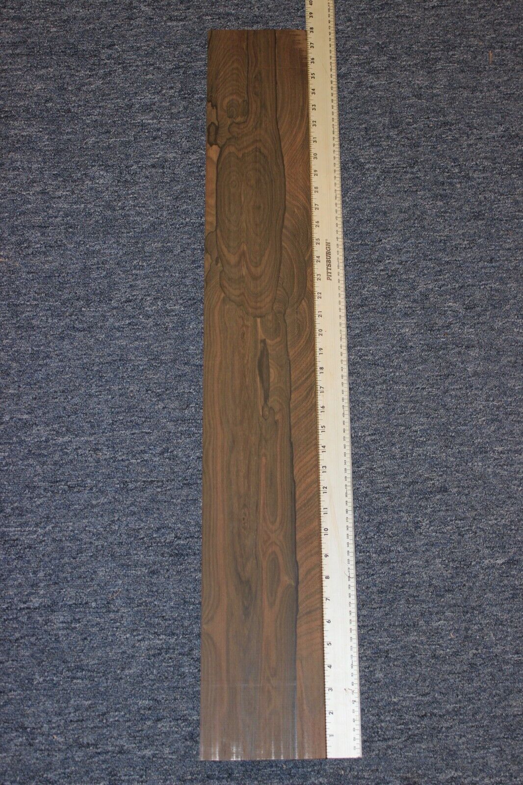 Ziricote board 37 X 5.25 X 1" flat sawn.