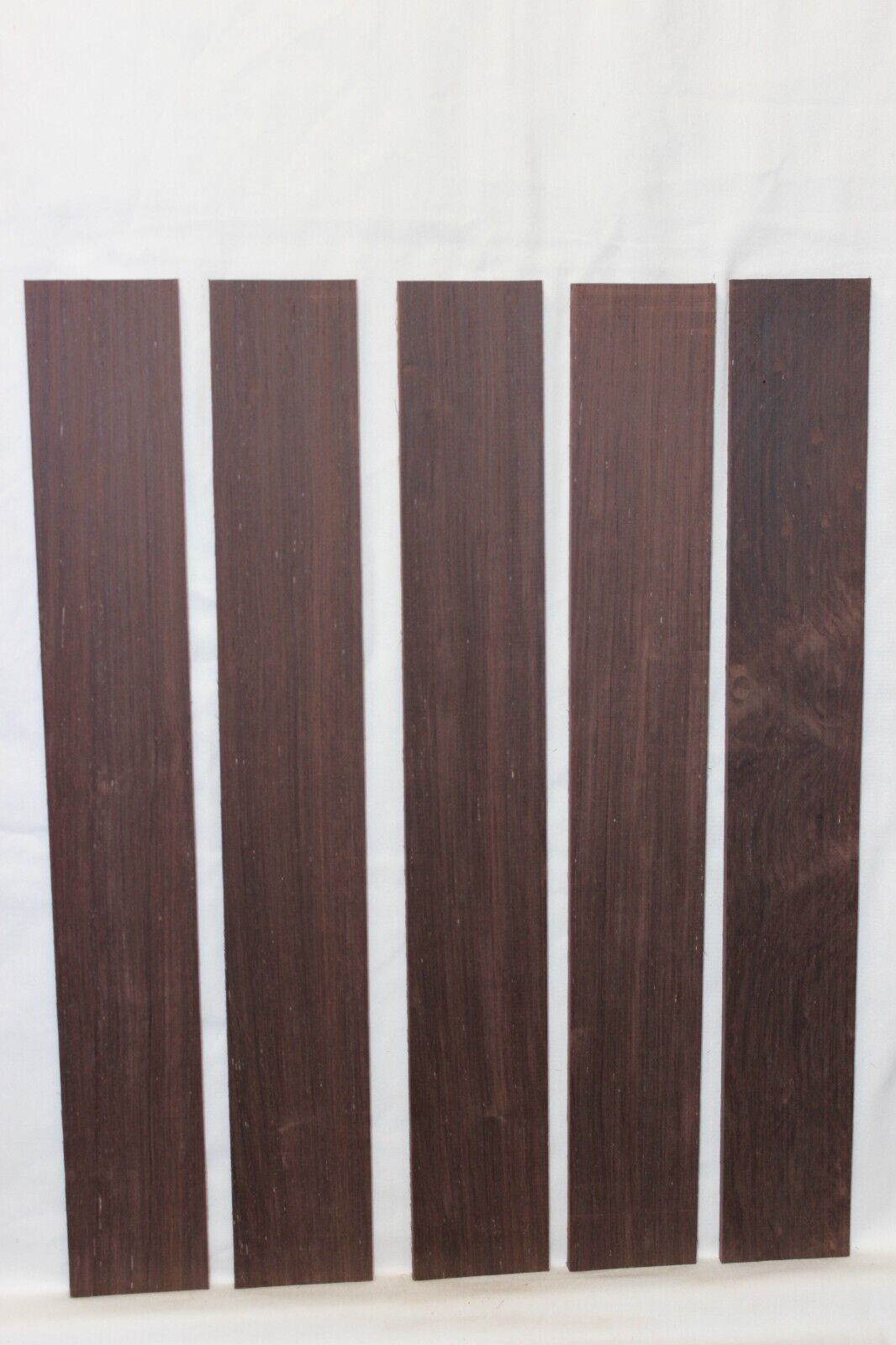 Madagascar rosewood guitar fingerboard blanks. B grade, minor flaws
