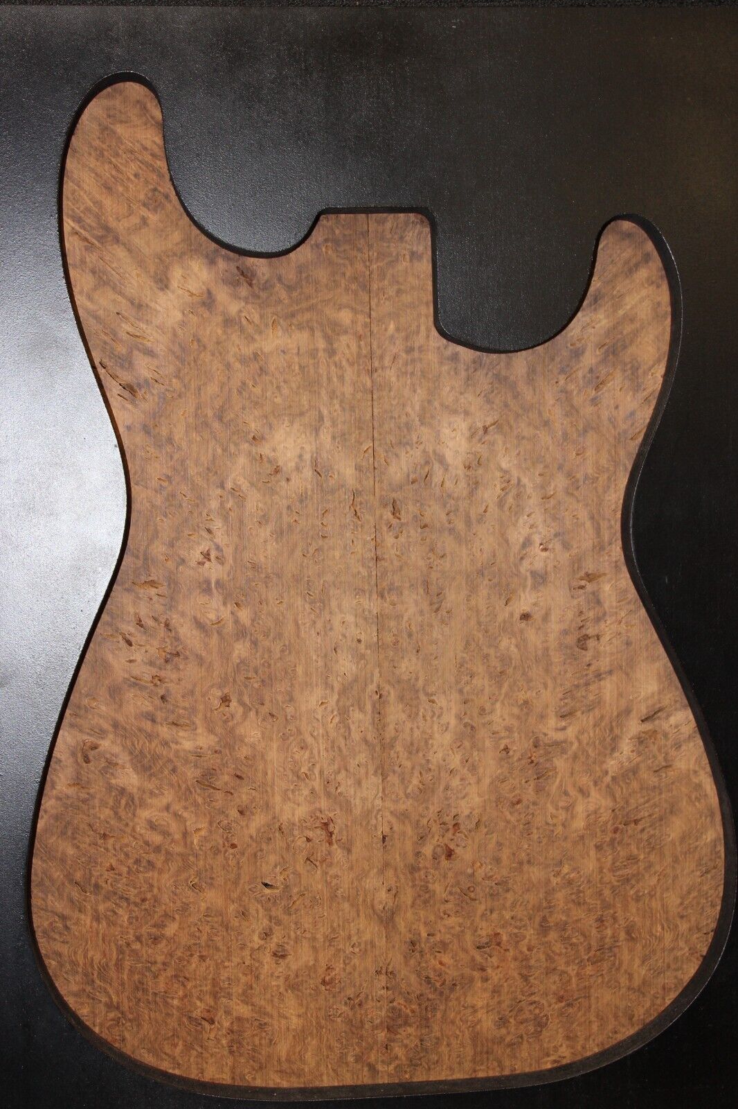 Smoked Scottish oak burl book matched guitar top. Personal stash piece.