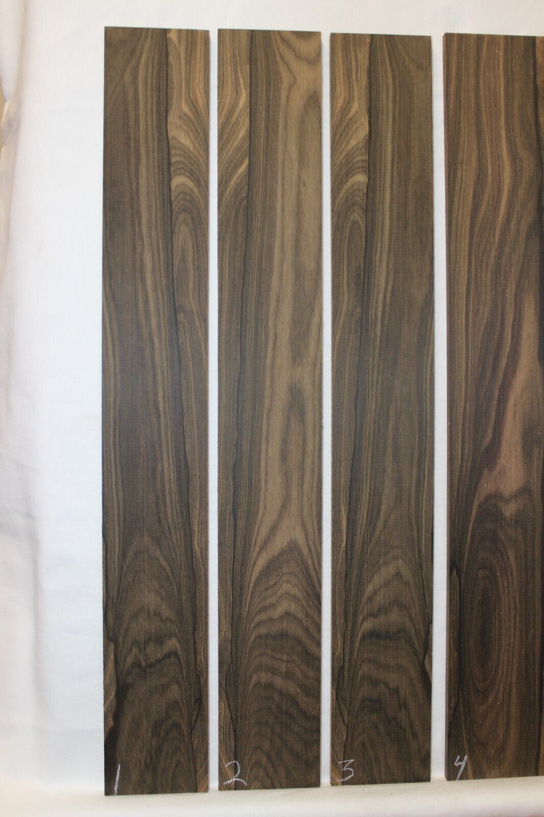 Ziricote guitar fingerboard blank. 3" wide blanks, sold individually