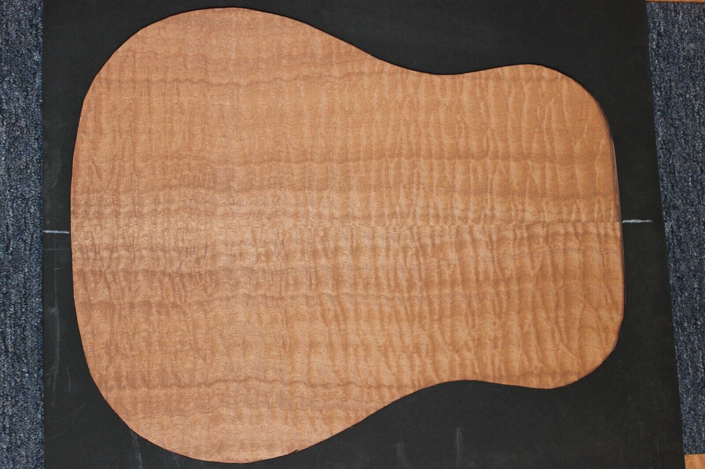 Quilted sapele mahogany dreadnought back and side set. Master grade, stunning!