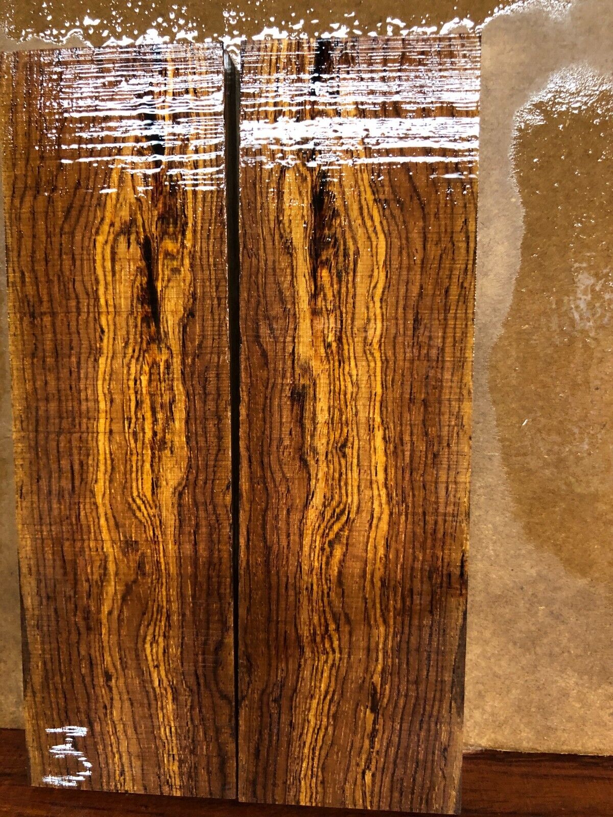 Cocobolo knife scale, gun grip. 6 X 1.75 X 0.42" you pick the set you want.