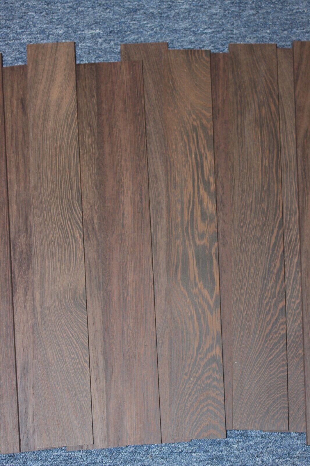 Second grade wenge fingerboard blanks, sold individually.