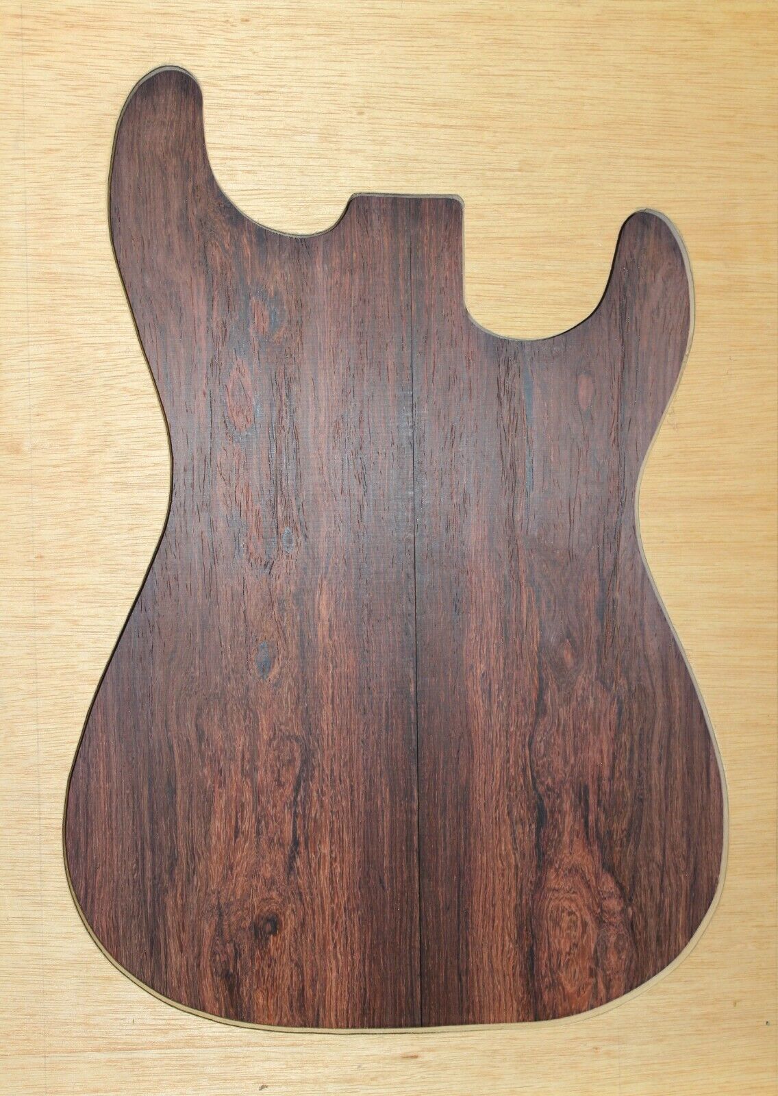 Madagascar rosewood guitar top. Stunning color and grain.