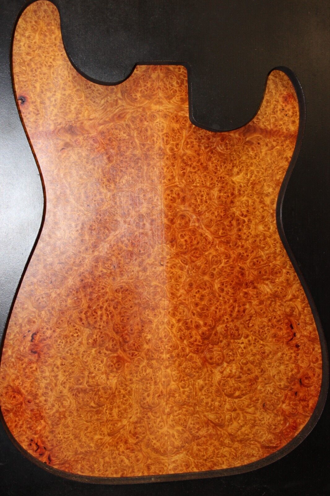Amboyna burl book matched guitar top. Personal stash, stunning set.