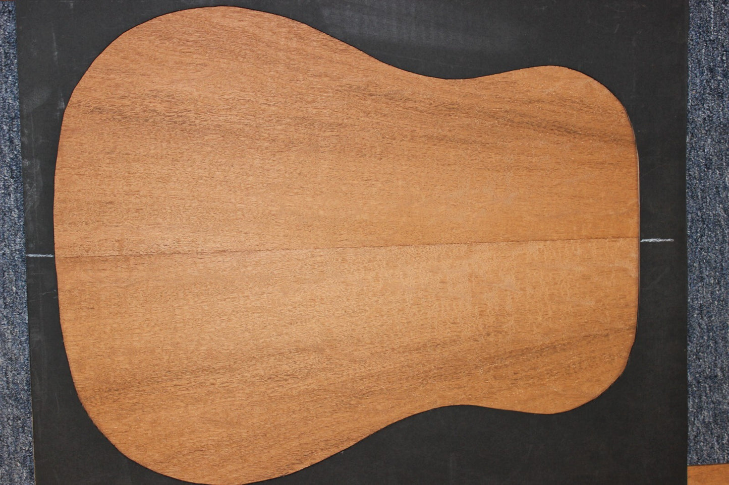 Figured genuine mahogany guitar back and side set.