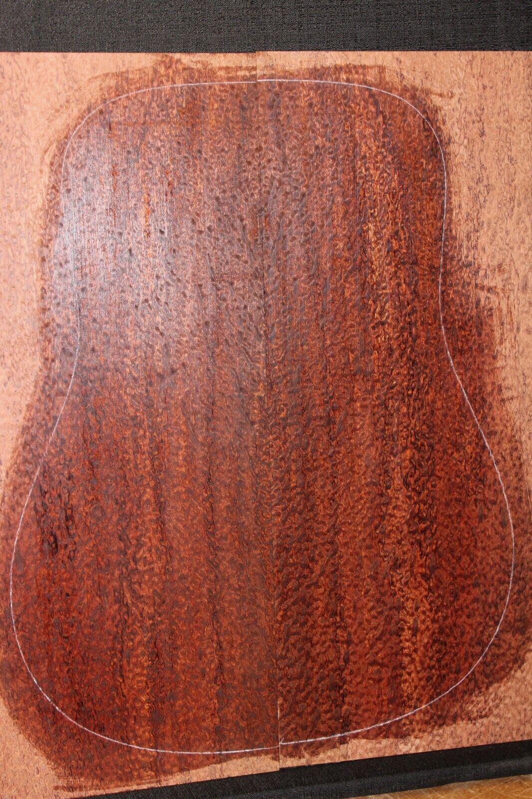 Pomelle figure bubinga back and side set. Solid 5A figure, as good as it gets