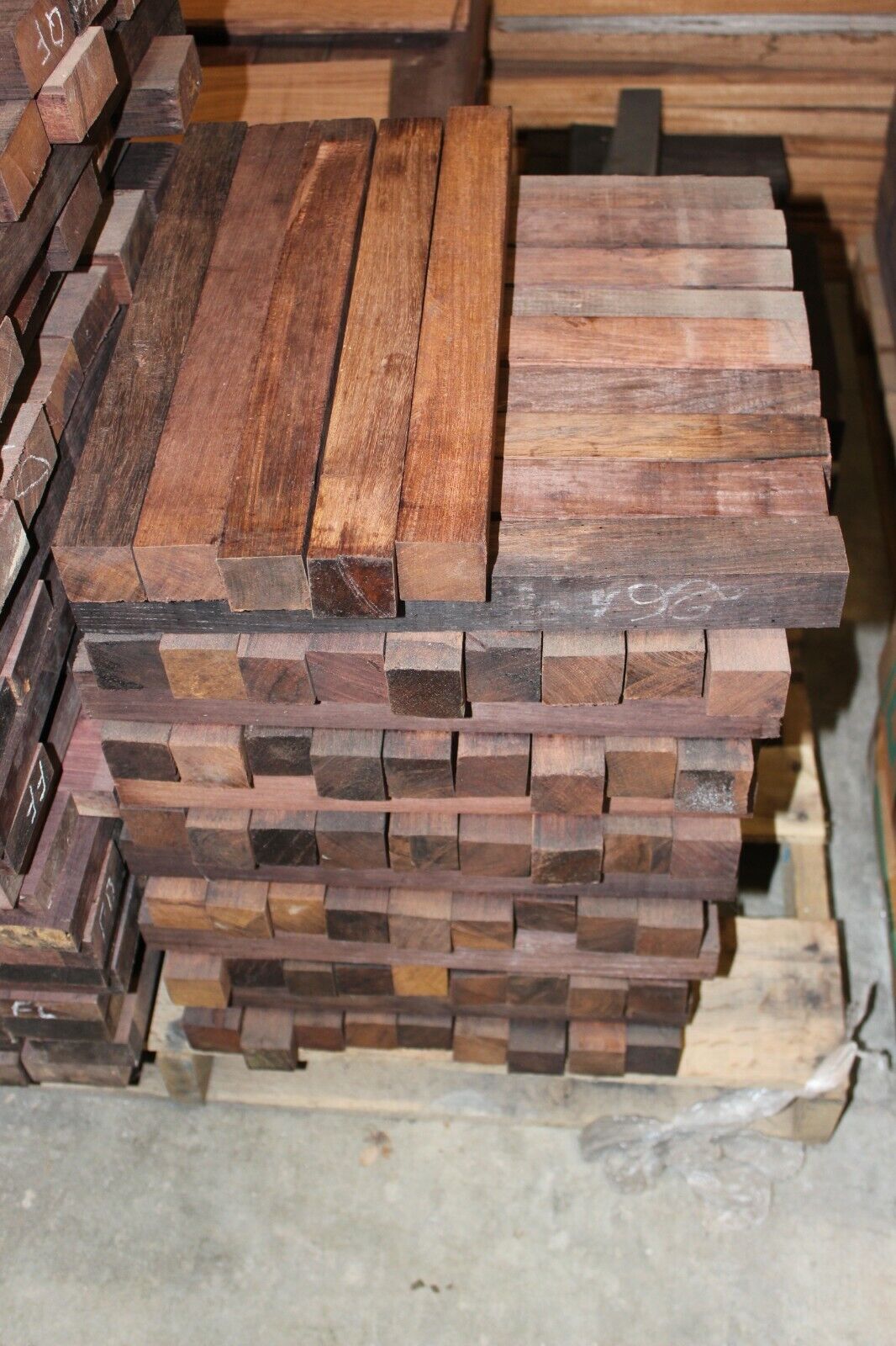 Madagascar rosewood turning square 15 x 1.5 X 1.5" sold individually
