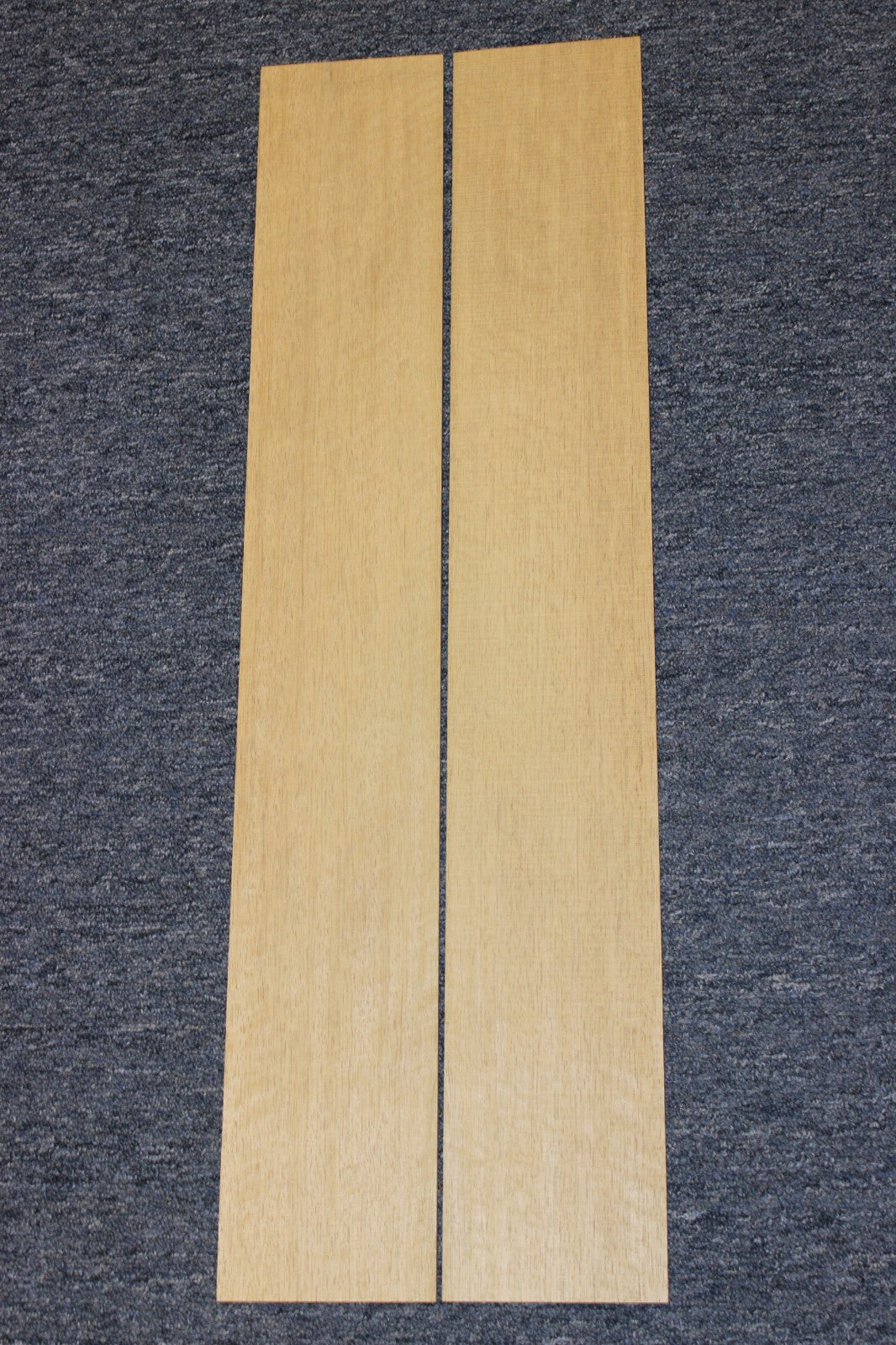 Quarter sawn white limba / korina acoustic back and side set. Dread size