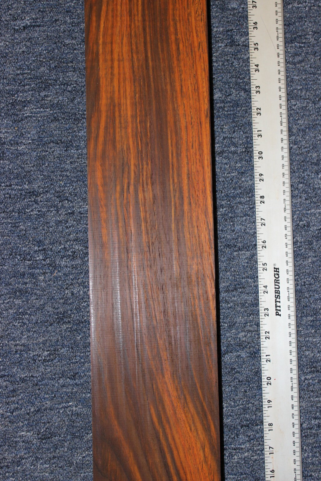 Cocobolo rosewood board 47.75 X 5.25 X 1.71"
