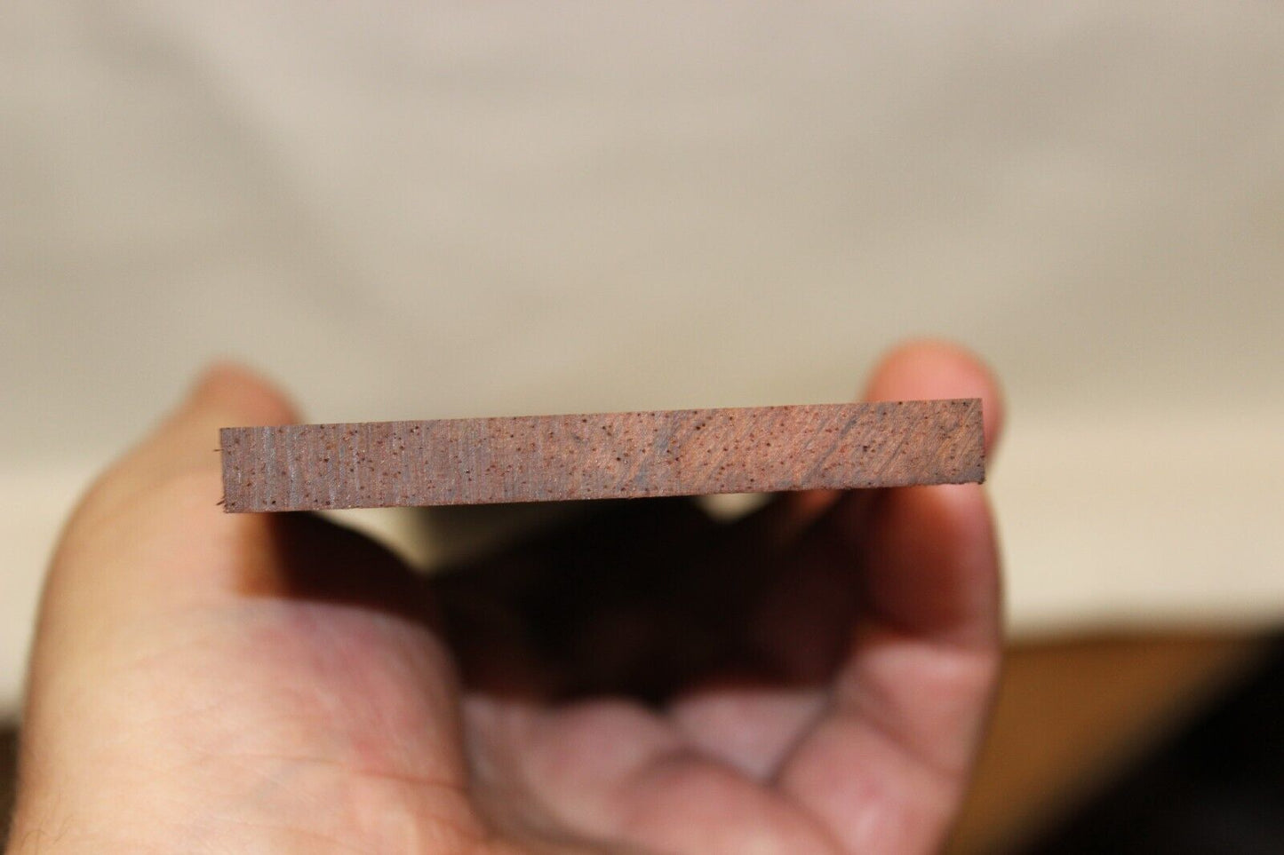 Madagascar rosewood guitar fingerboard blank.