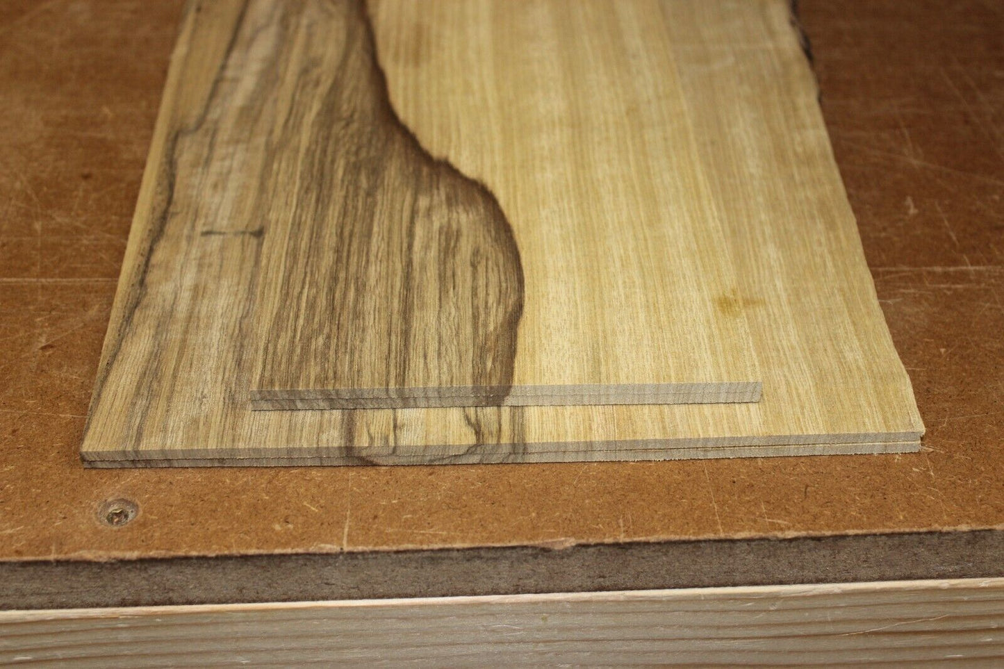 Figured black limba dreadnought back and side set. Quarter sawn, STUNNING SET!