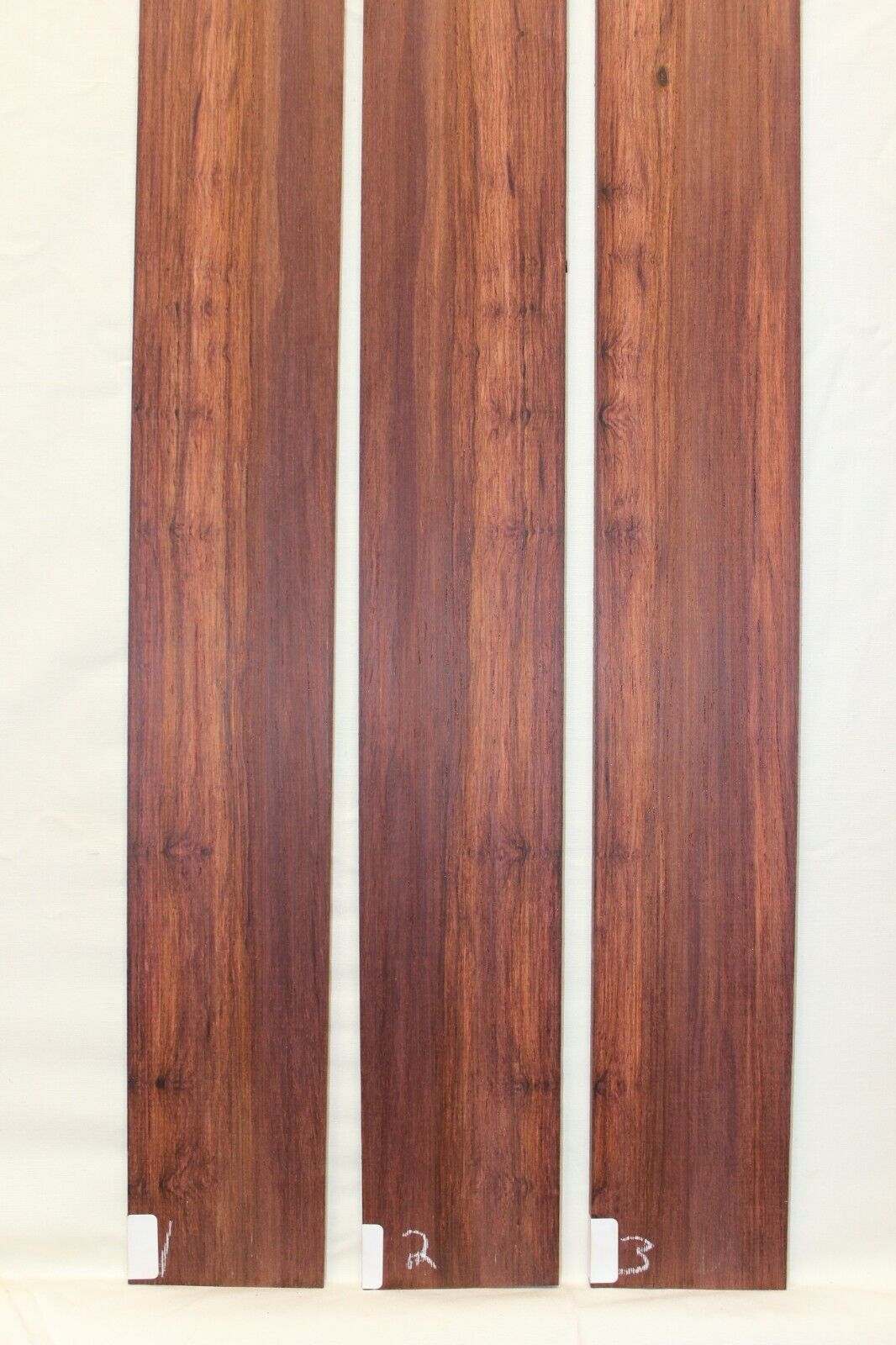Madagascar rosewood bass fingerboard blank. Quarter sawn, sold individually