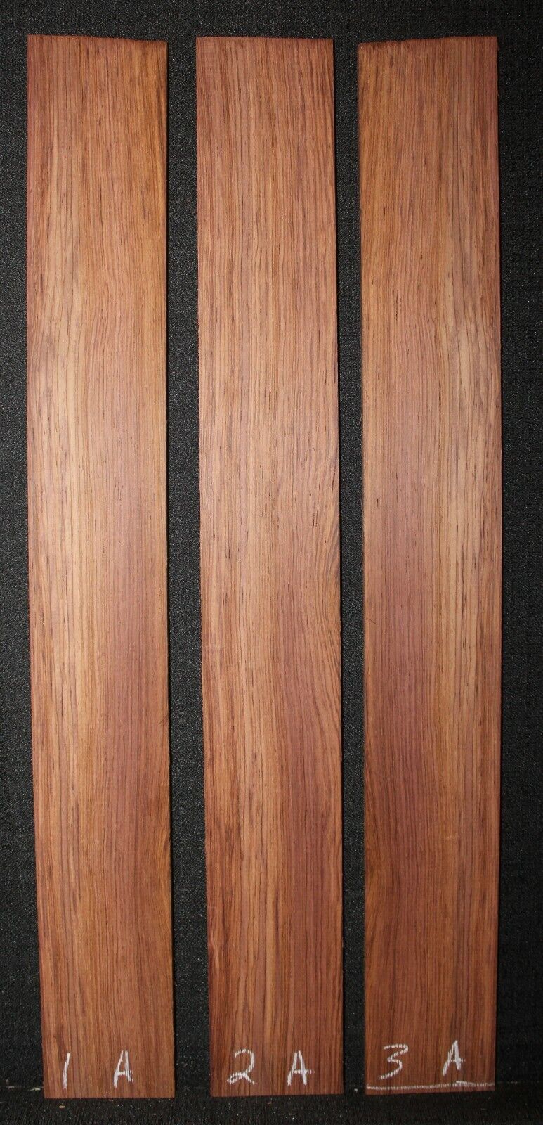 Madagascar rosewood guitar fingerboard blank. Quarter sawn, sold individually