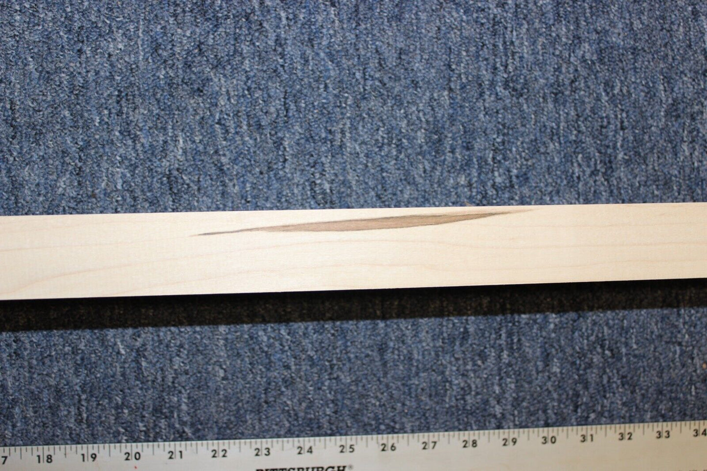 Quilted sapele, hard maple and wenge, guitar neck blank 42 X 3.93 X 1.54"