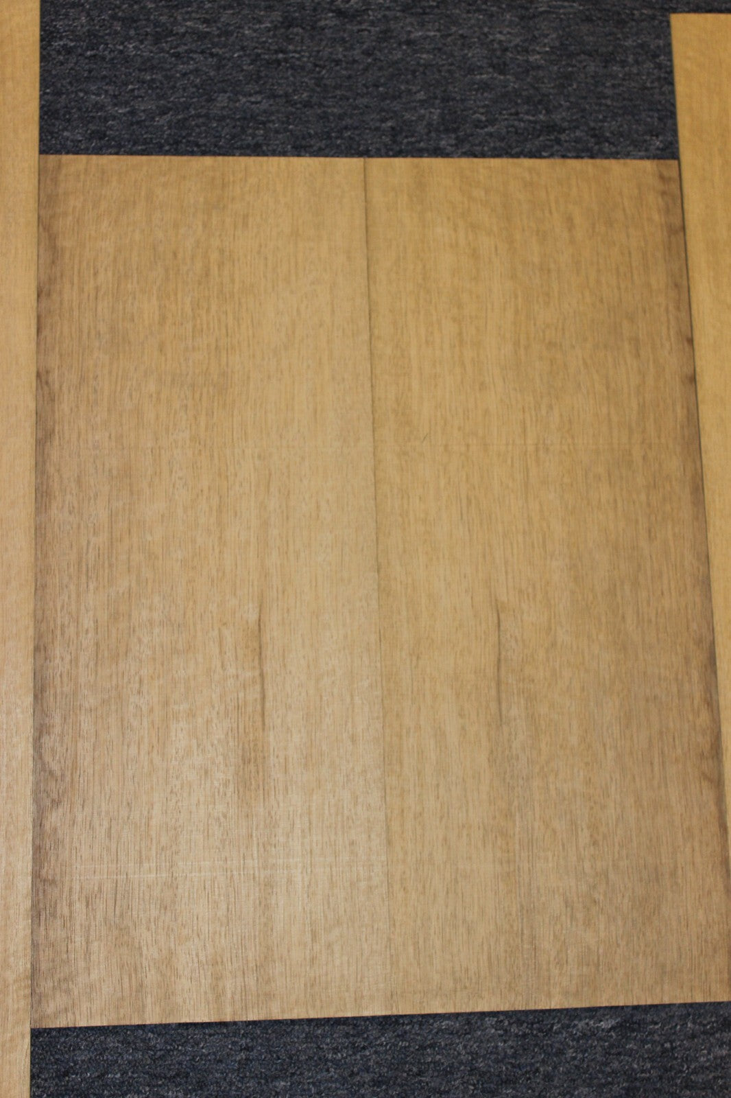 Quarter sawn white limba / korina acoustic back and side set. Dread size