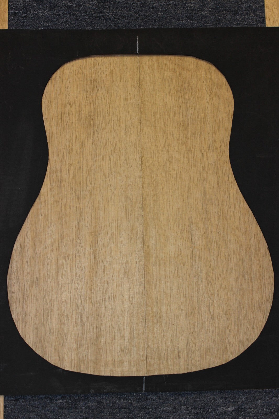 Quarter sawn white limba / korina acoustic back and side set. Dread size