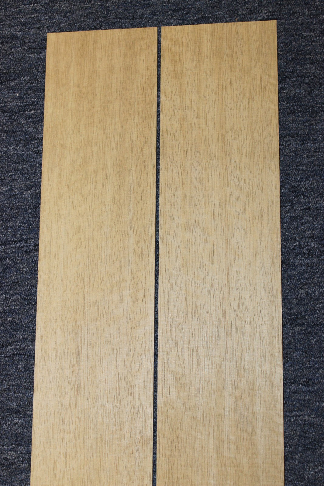 Quarter sawn white limba / korina acoustic back and side set. Dread size