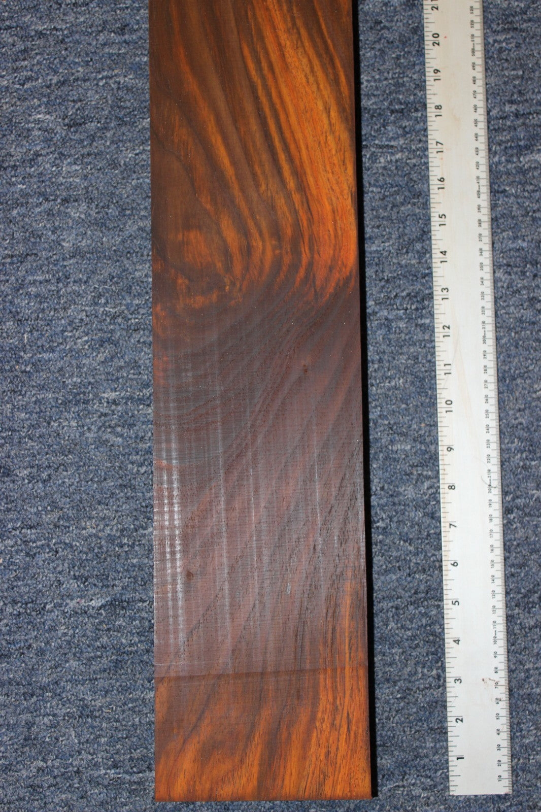 Cocobolo rosewood board 47.75 X 5.25 X 1.71"