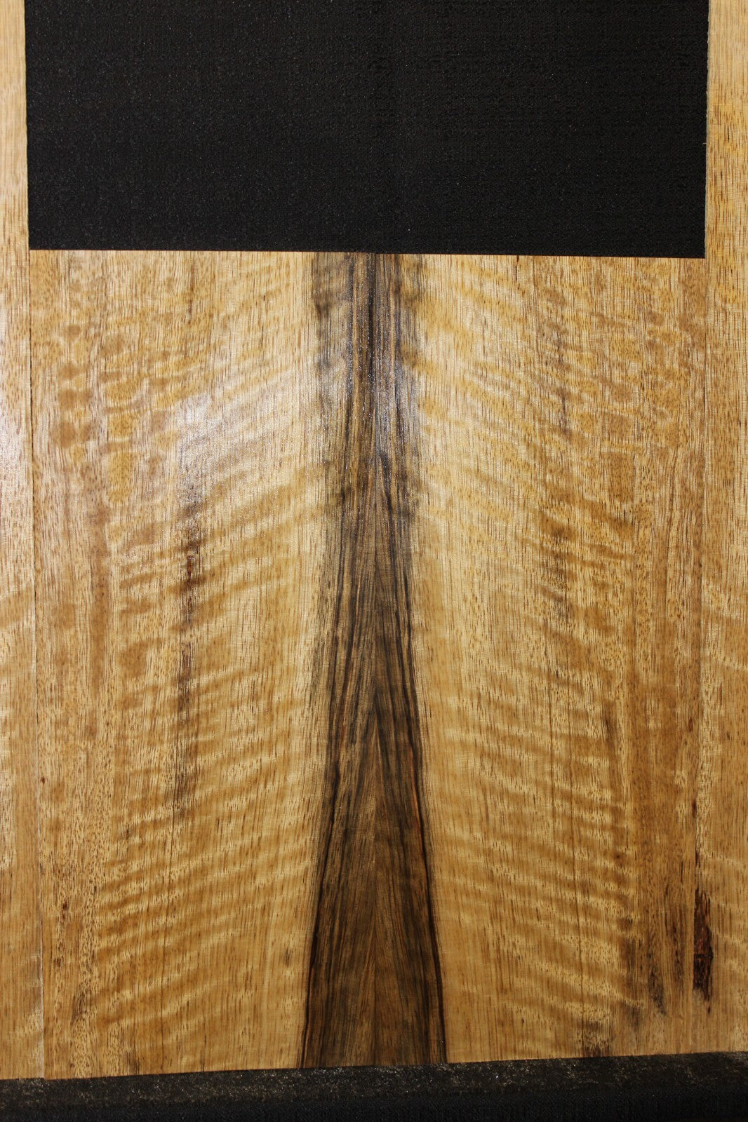 Figured limba / korina tenor ukulele back and side set.