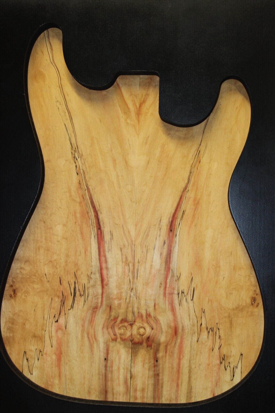 Figured box elder maple book matched guitar top. Stunning set