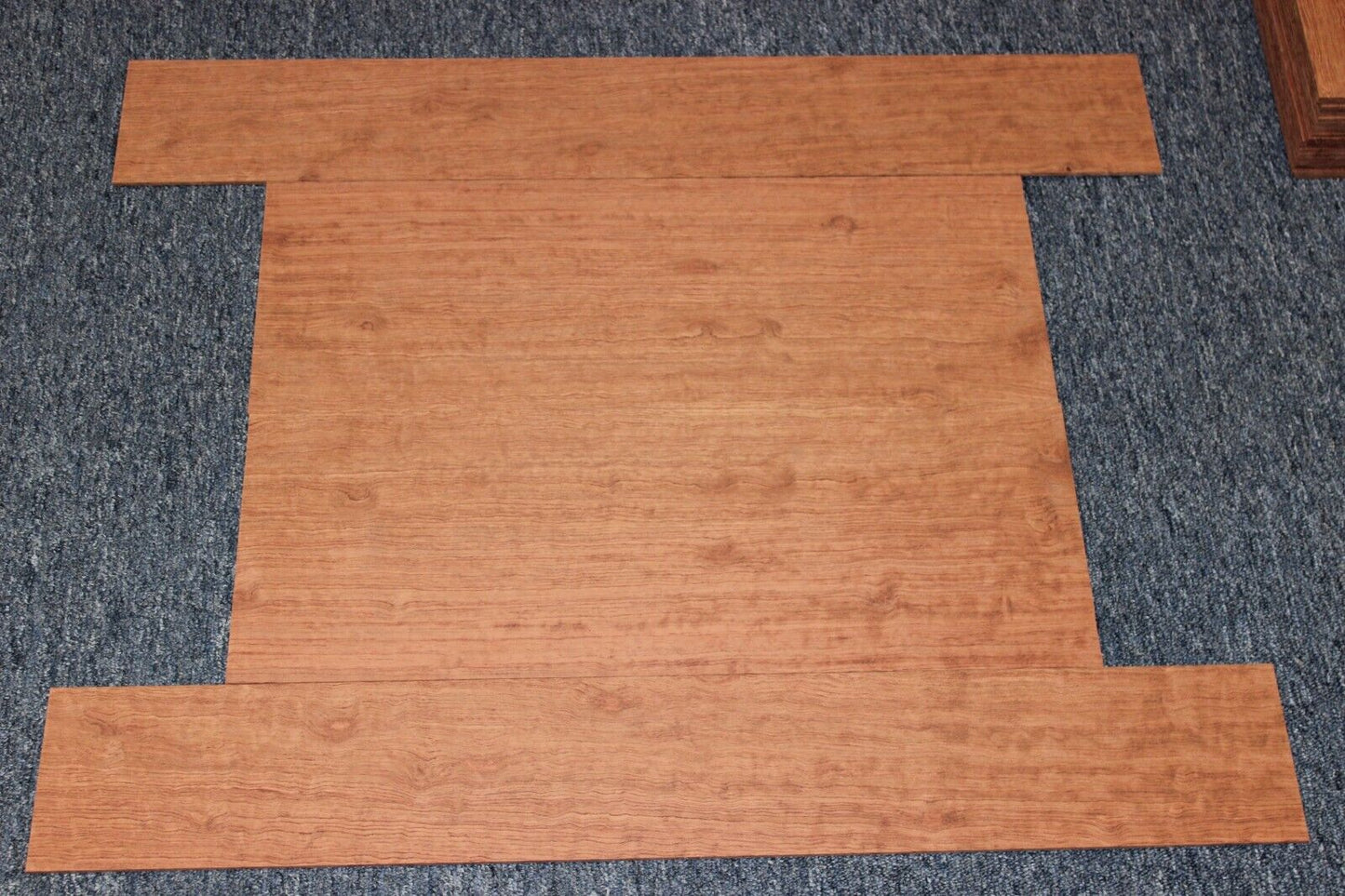 Figured bubinga dreadnought acoustic guitar back & side set. Fantastic color.