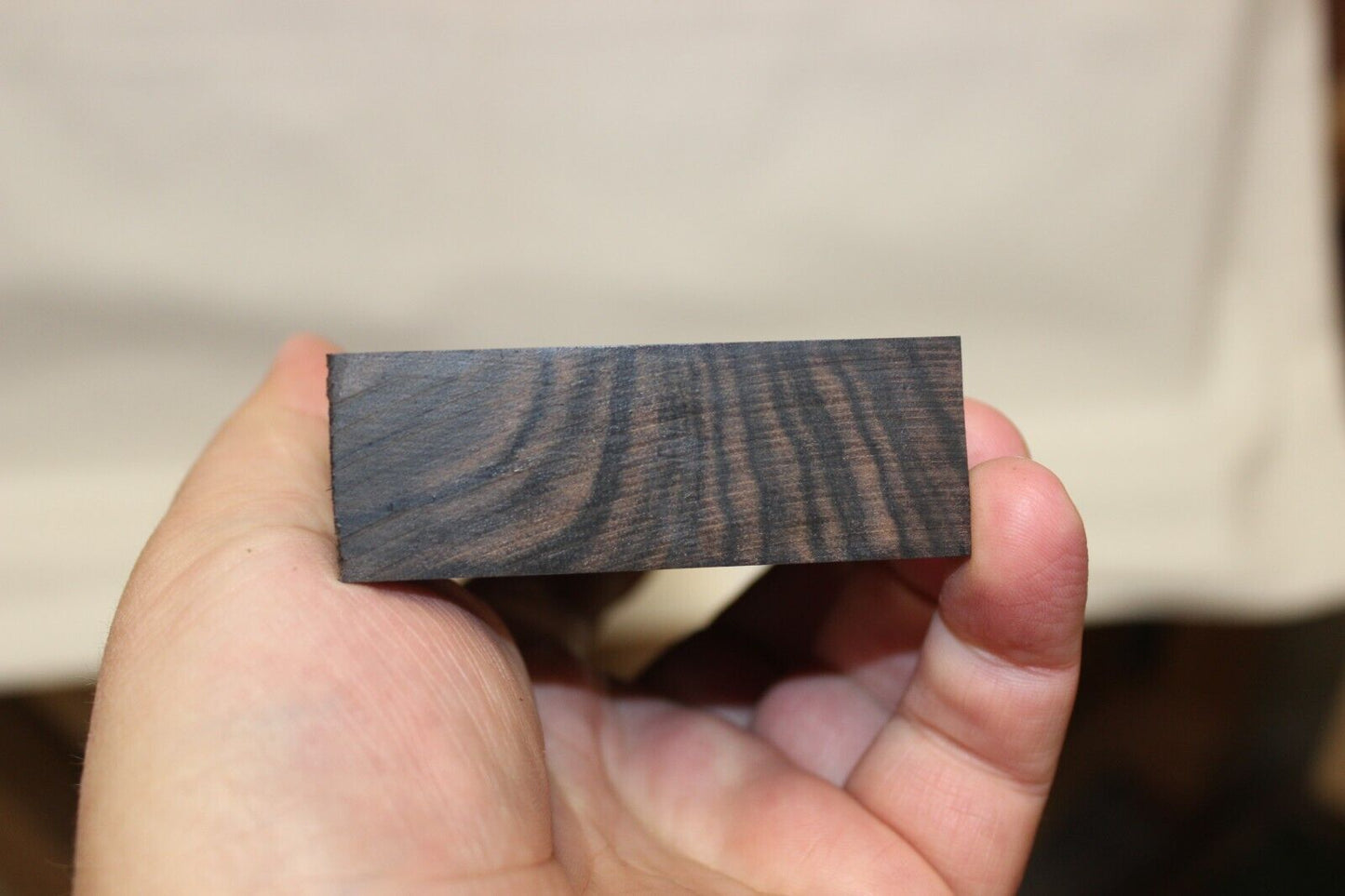 Macassar ebony board 22 X 2.75 X 1" kiln dried 7% MC.