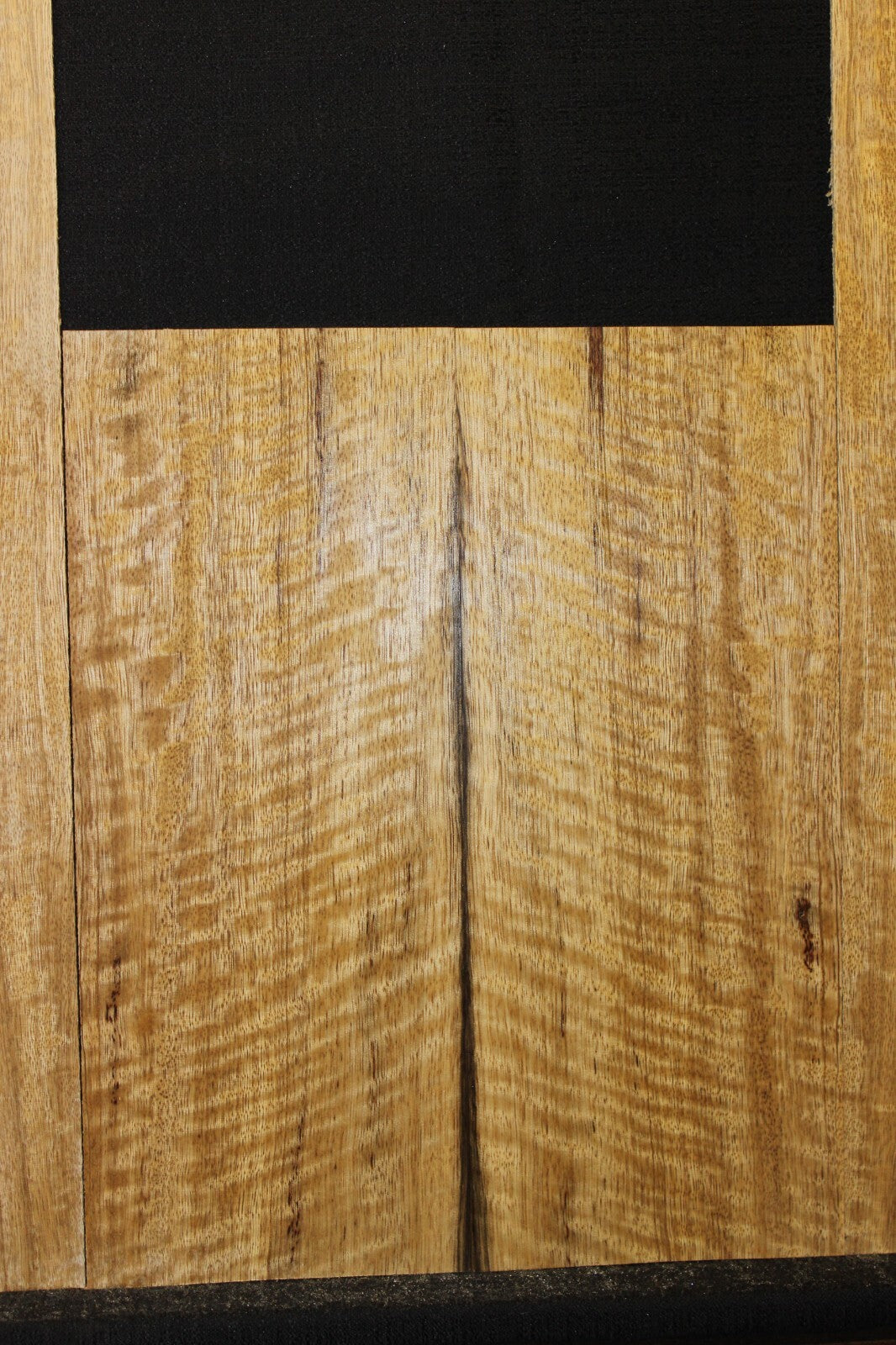 Figured limba / korina tenor ukulele back and side set.