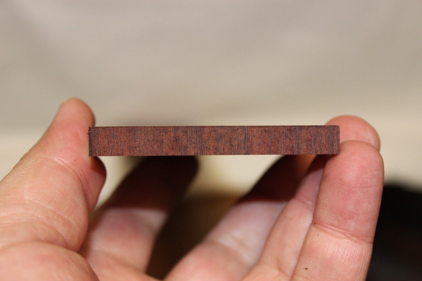 Madagascar rosewood guitar fingerboard blank. Quarter sawn, vibrant color.