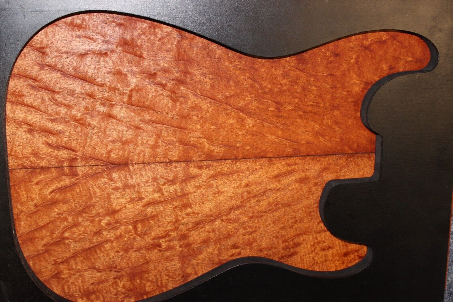5A figured genuine mahogany book matched guitar top