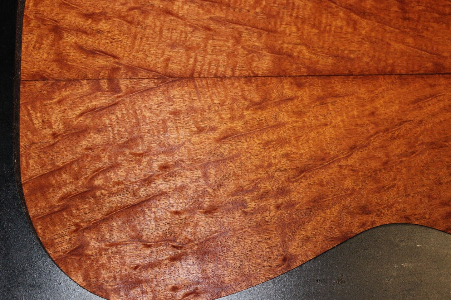 5A figured genuine mahogany book matched guitar top
