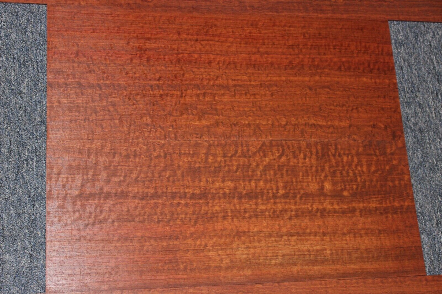 Figured bubinga dreadnought acoustic guitar back & side set.