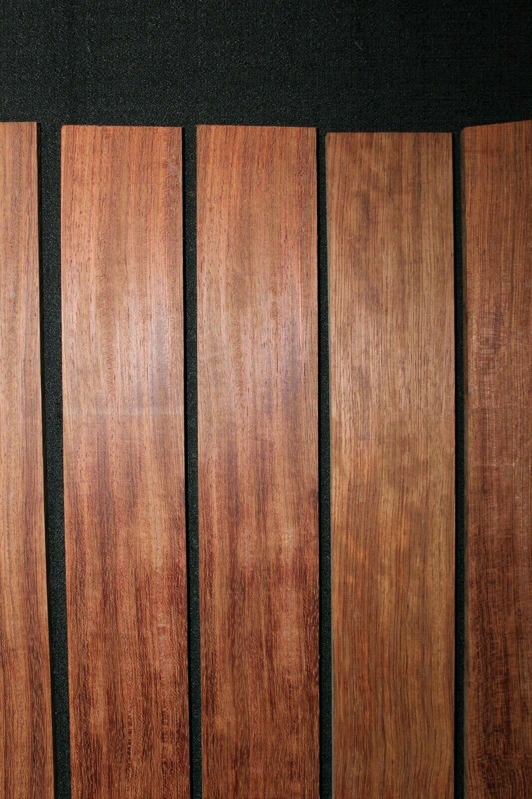 Bubinga quarter sawn guitar fingerboard blanks, sold individually.