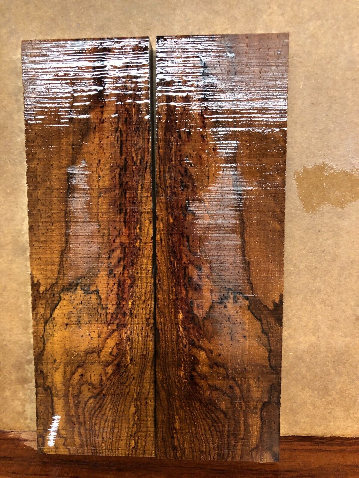Cocobolo knife scale, gun grip. 6 X 1.75 X 0.42" you pick the set you want.