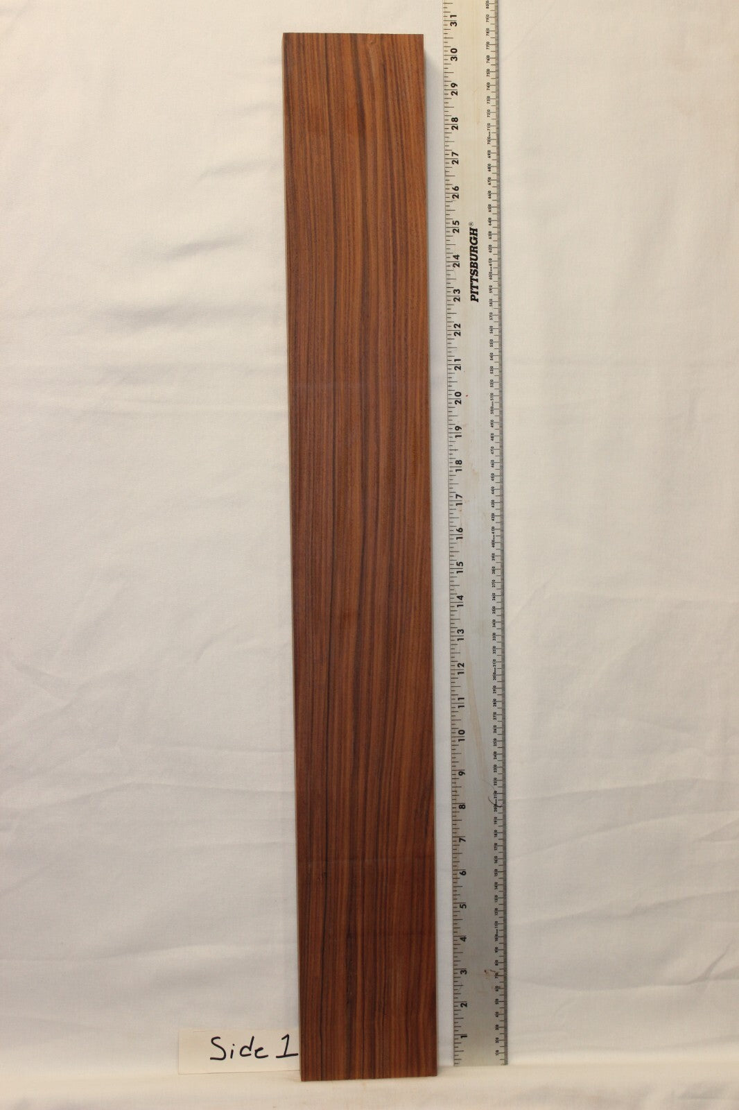 Pau ferro / Bolivian rosewood guitar neck blank.