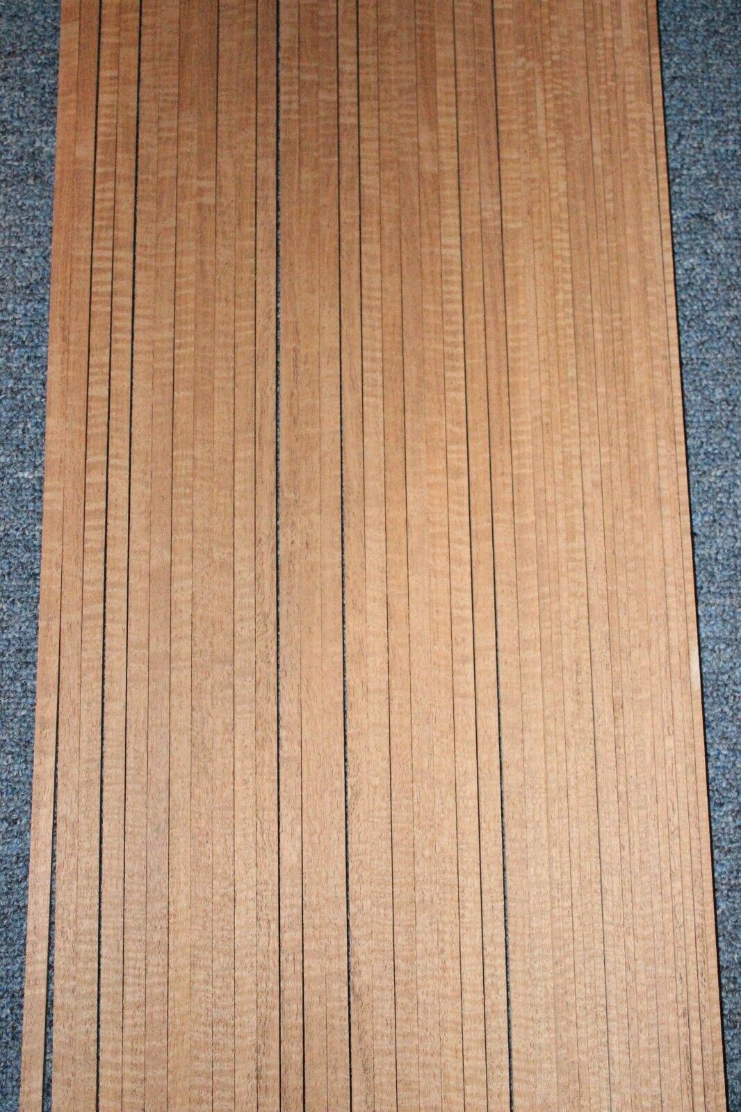 Curly genuine South American mahogany binding strips. Sold in sets of two.