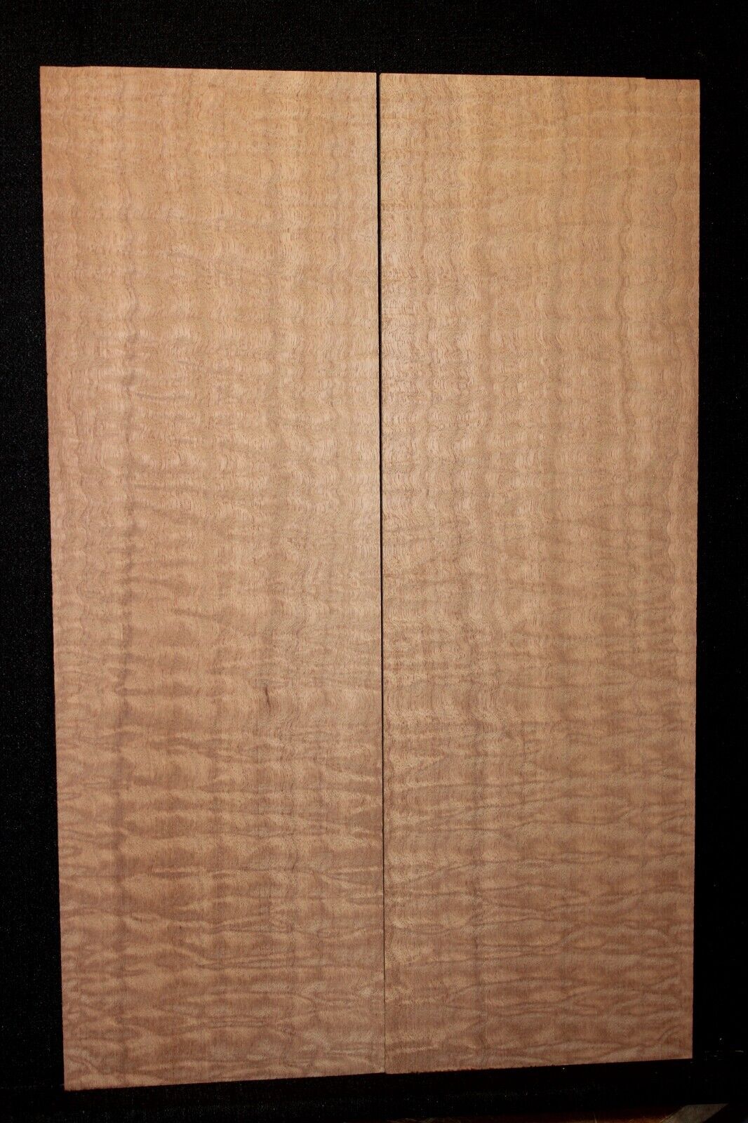 Quilted sapele electric guitar bookmatched drop top. Master grade figure.