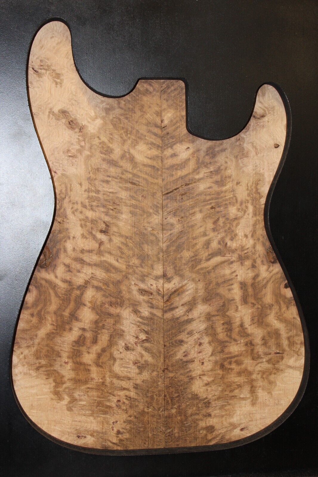Smoked Scottish oak burl book matched guitar top. Personal stash piece.