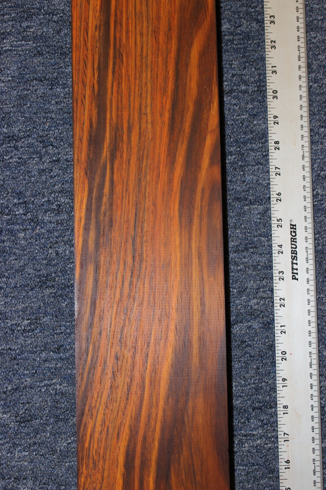 Cocobolo rosewood board 47.75 X 5.25 X 1.71"