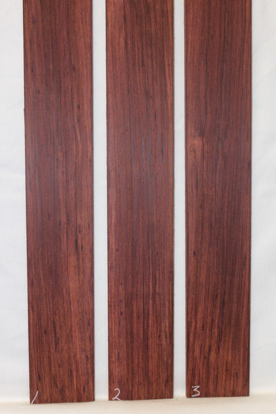 Madagascar rosewood bass fingerboard blank. Quarter sawn, sold individually