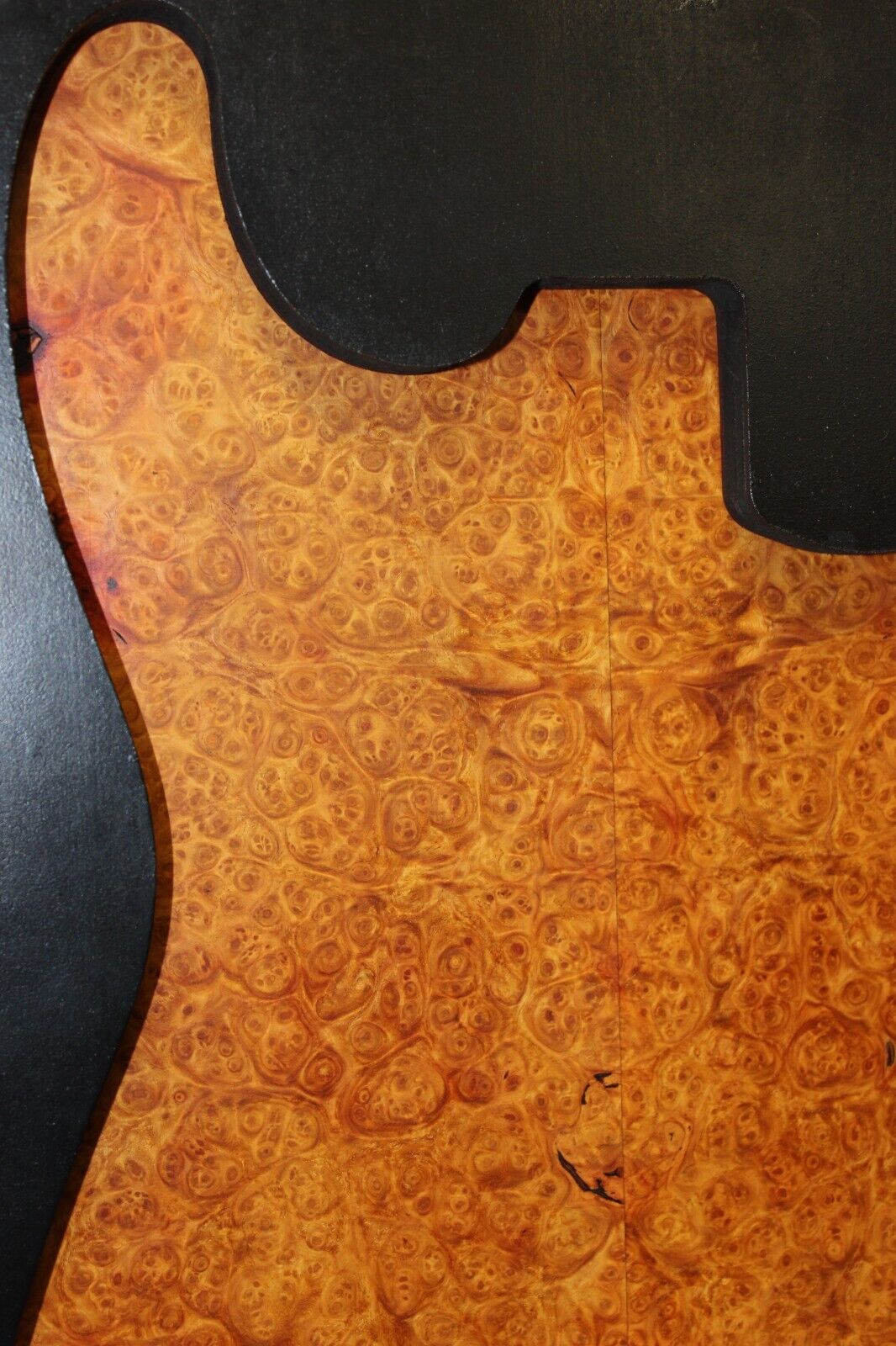 Amboyna burl book matched guitar top. Personal stash, stunning set.