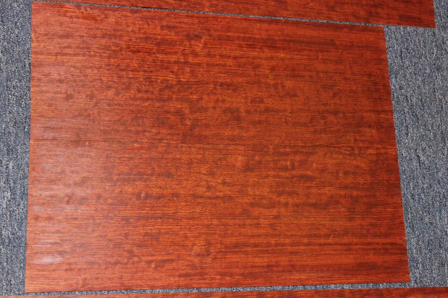 Figured bubinga dreadnought acoustic guitar back & side set. Fantastic color.