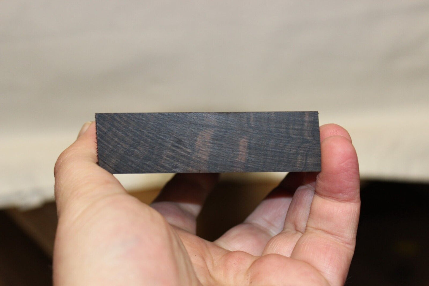 Macassar ebony board 21.25 X 3.5 X 0.94" kiln dried 7% MC.
