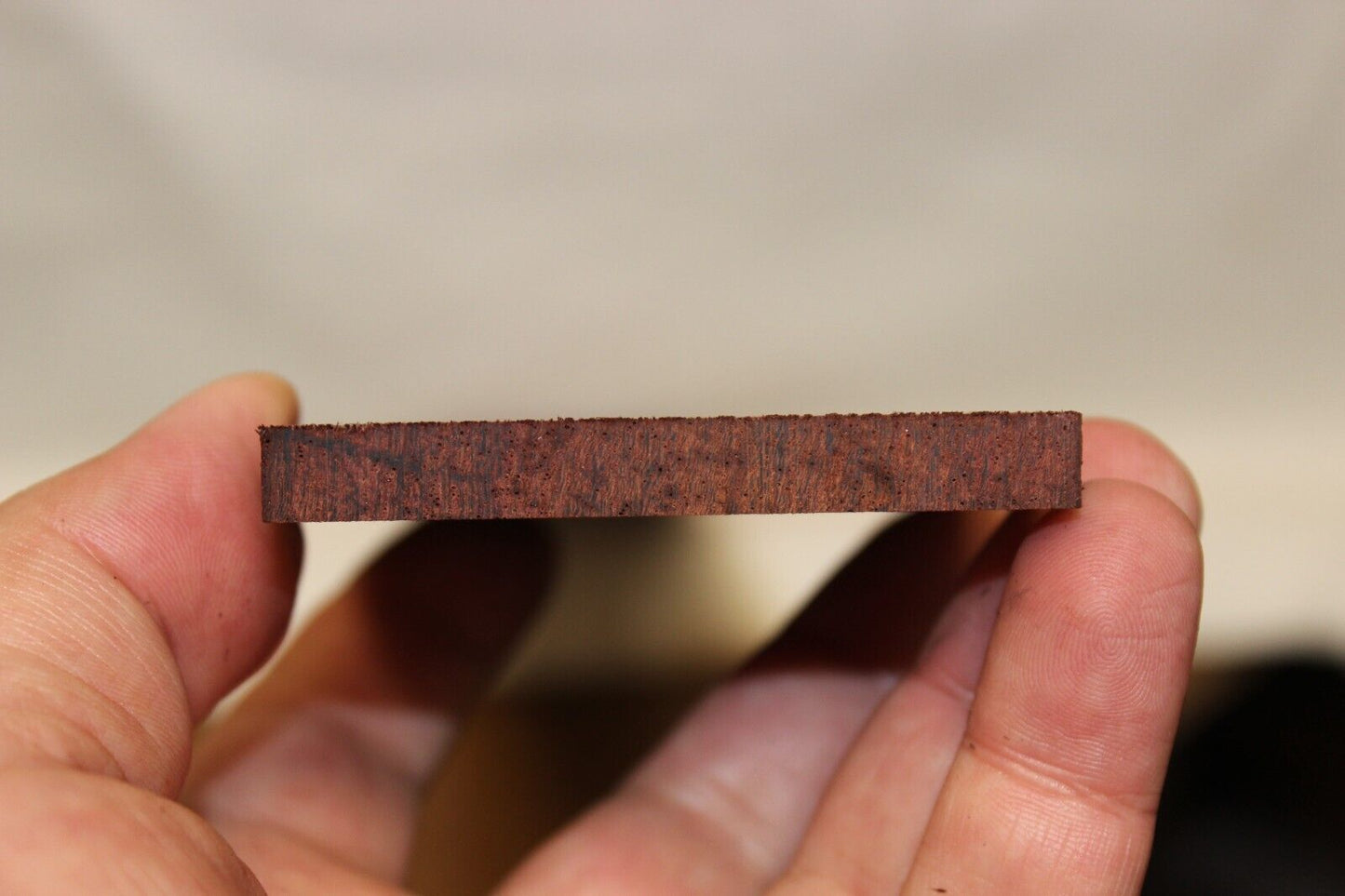 Madagascar rosewood guitar fingerboard blank. Quarter sawn, vibrant color.