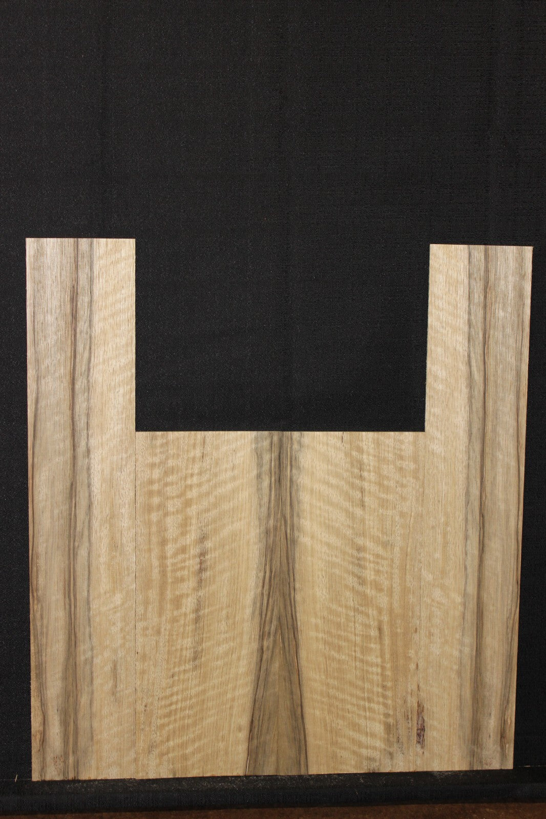 Figured limba / korina tenor ukulele back and side set.