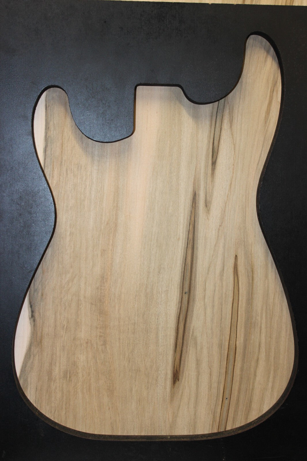 Ambrosia maple guitar body blank 1pc.