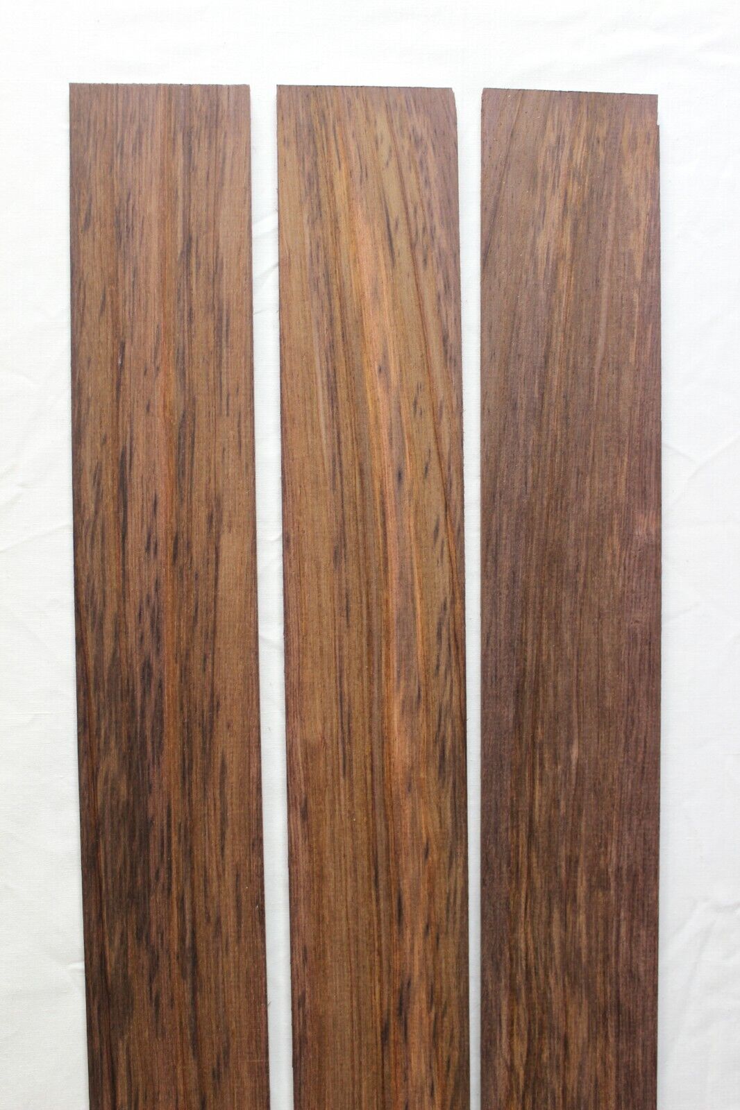 Madagascar rosewood bass fingerboard blank. Flat sawn, Sold individually.