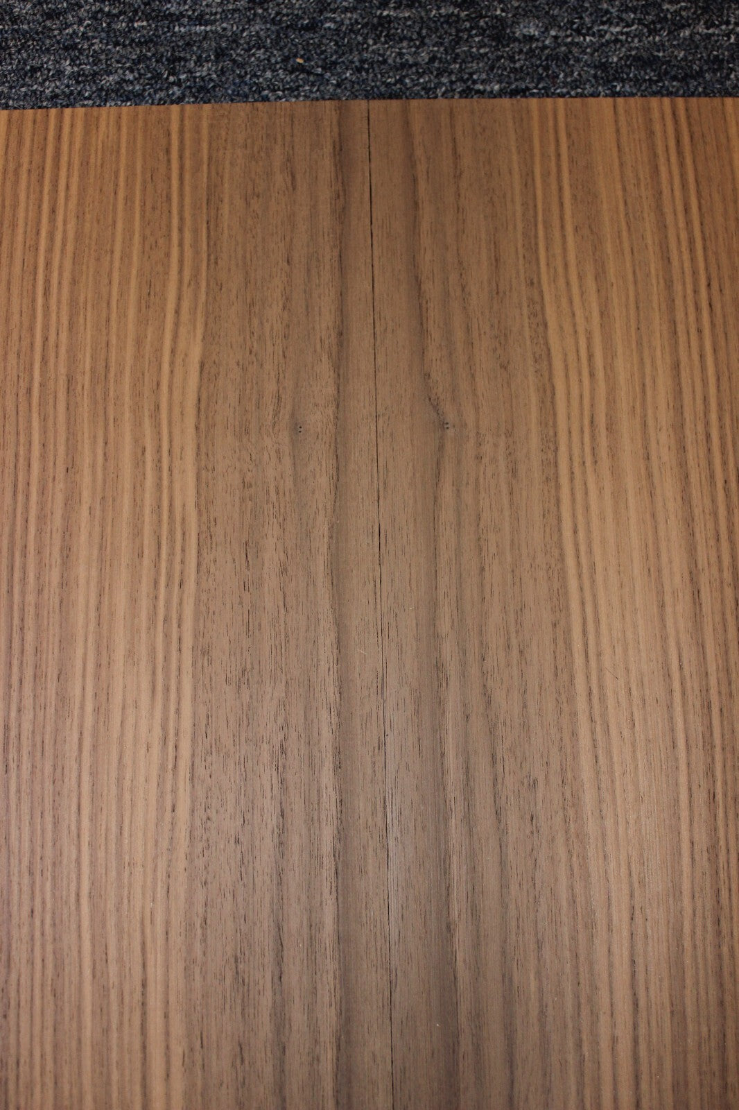 Second grade black walnut dreadnought size guitar back and side set.