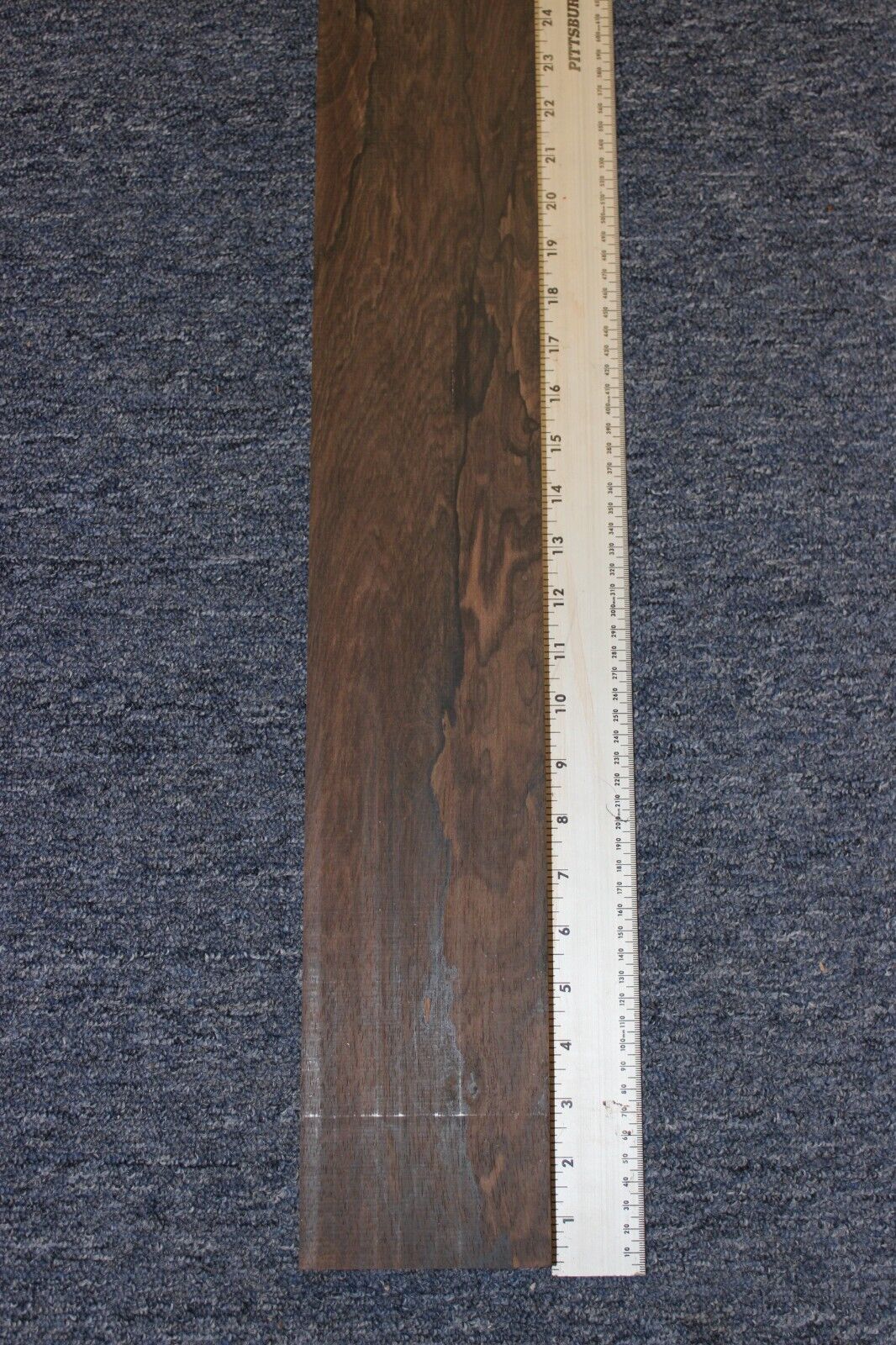 Ziricote board 37 X 4.125 X 1" flat sawn.