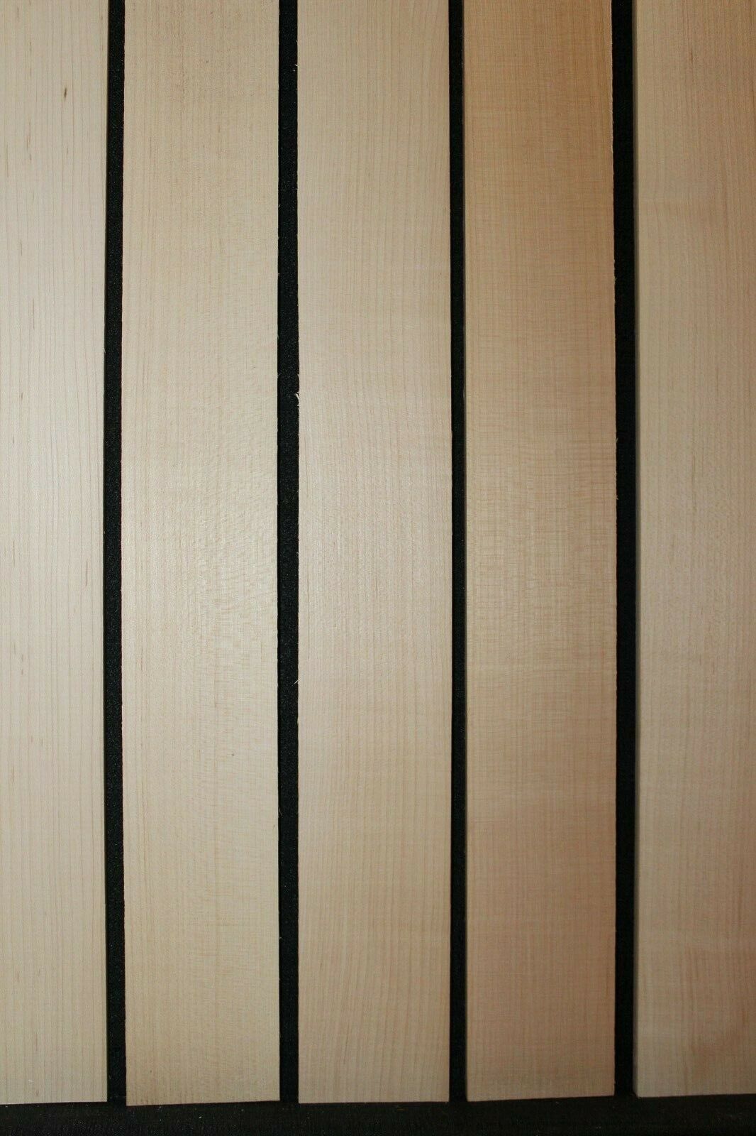 Quarter sawn hard maple (rock maple) guitar fingerboard blank. Sold individually